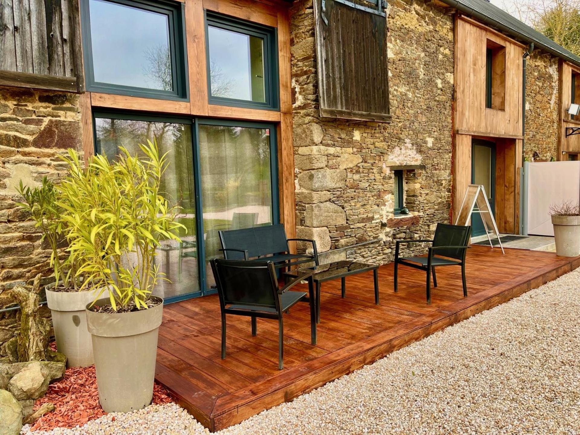 Le Manoir Des Haies Spa Les Champs-Geraux Exterior foto